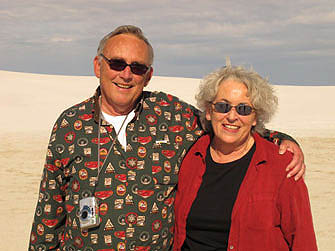 Neil and
              Marsha, White Sands