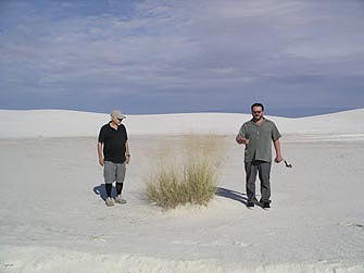 Eric and
              Donavan, White Sands NM